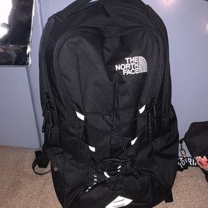 The north face all black jester backpack